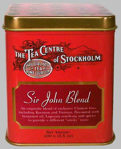 Tea Centre of Stockholm - Sir John Blend -
     FIRST CLASS